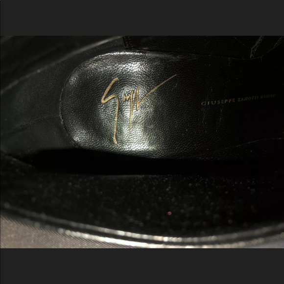 SOLD! Giuseppe Zanotti Leather Ankle Boots US 8-8.5 Eu39 - Picture 10 of 11